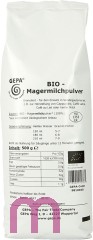 Gepa Bio Magermilchpulver  500g Instant-Milchpulver, Bio Fairtrade
